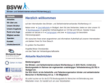 Tablet Screenshot of bsv-wuerttemberg.de